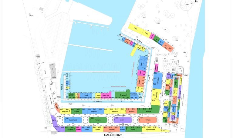 Mapa Salon nautico